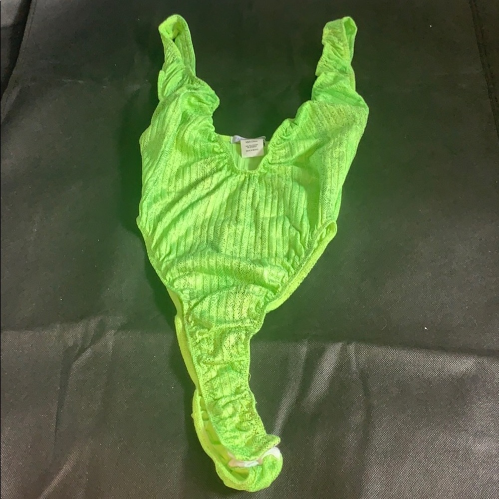 FASHION NOVA SWIM NEON GREEN XS